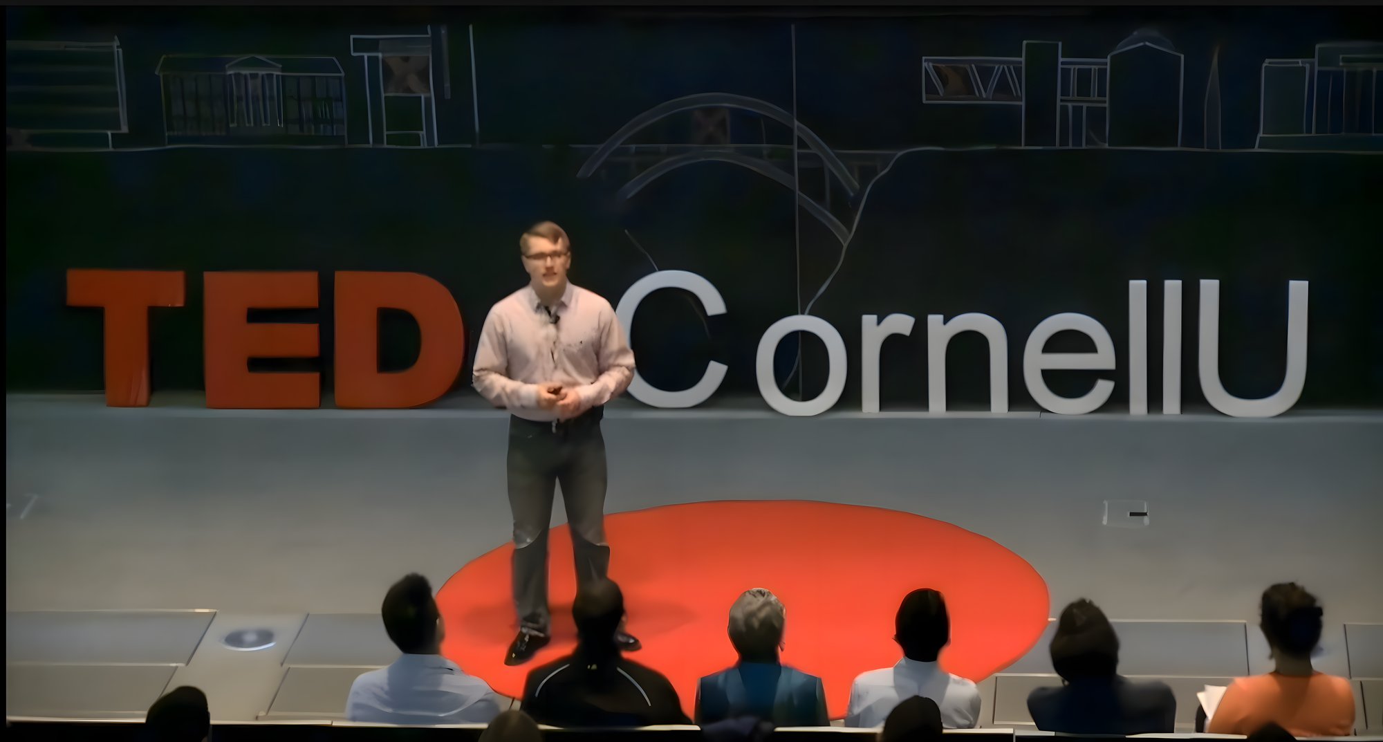 Scott Seidenberger during his TEDx talk Integrating a New Generation of Warriors in Ithaca.